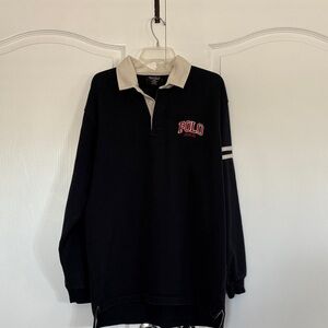 Vintage Polo Jeans Co Long sleeve polo shirt in Large